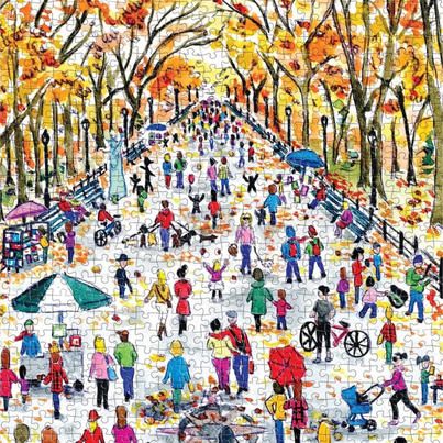 Fall In Central Park, Colour Energy, Puzzle Shape, Michael Storrings, Leaves Changing Color, Army Post, Gift Wrap Tags, 1000 Piece Puzzle, Puzzle Shop