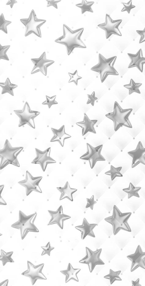 Grey Star Wallpaper, Silver Star Background, White Bg Aesthetic, Winter Asthetics Photos Wallpaper, White Star Wallpaper Y2k, Y2k Wallpaper White, White Stars, White Asthetics Wallpaper, Iphone Wallpaper Stars