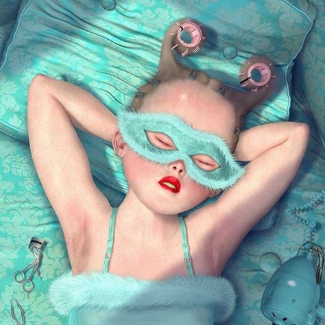 Ray Caesar Ray Ceasar, Ray Caesar, Brow Art, 3d Modeling Software, Lowbrow Art, Montage Photo, Simple Illustration, Pop Surrealism, Teal Turquoise