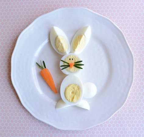 Easter Brunch Kids, Food Art For Kids, Food Carving, Easy Food Art, A Bunny, Easter Brunch, Fun Kids Food, Food Crafts, Edible Art