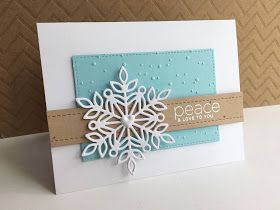 I'm in Haven: Snowflake Die Made Ornament Simon Says..., Simple Christmas Cards, Snowflake Cards, Christmas Card Inspiration, Homemade Christmas Cards, Christmas Card Crafts, Diy Christmas Cards, Christmas Cards To Make, Winter Cards