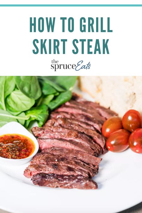 Cooking Skirt Steak, Steak On Gas Grill, Skirt Steak Fajitas, Grilling The Perfect Steak, Skirt Steak Recipes, Grilled Skirt Steak, Flank Steak Recipes, Grilled Steak Recipes, How To Cook Beef