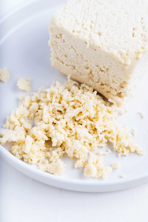 Vegan Cotija Cheese, Vegetarian Ground Beef, Cotija Cheese Recipes, Ground Beef Recipe, Nut Milk Bag, Veggie Patch, Cotija Cheese, Beef Recipe, Gluten Free Eating