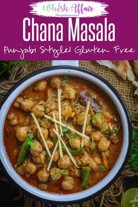 Make this Punjabi Restaurant Style Chana Masala at home using my easy and simple recipe. This recipe gets ready in under 30 minutes and is gluten free too. Just skip curd and ghee to make it vegan as well. Here is how to make Chana Masala Recipe. #Indian #GlutenFree #Vegetarian #Curry Chana Recipe, Chole Masala, Vegan Chickpea Curry, Vegetarian Curry, Indian Curry, Meatless Dinner, Chickpea Curry, Potato, Masala Recipe