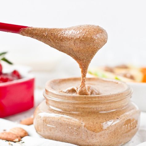 Maple Cinnamon Almond Butter with Hemp, Flax, and Chia Seed Homemade Nut Butter, Breakfast And Brunch, Cinnamon Almonds, Nut Butters, Nut Butter, Almond Butter, Raw Food Recipes, Hummus, Chia