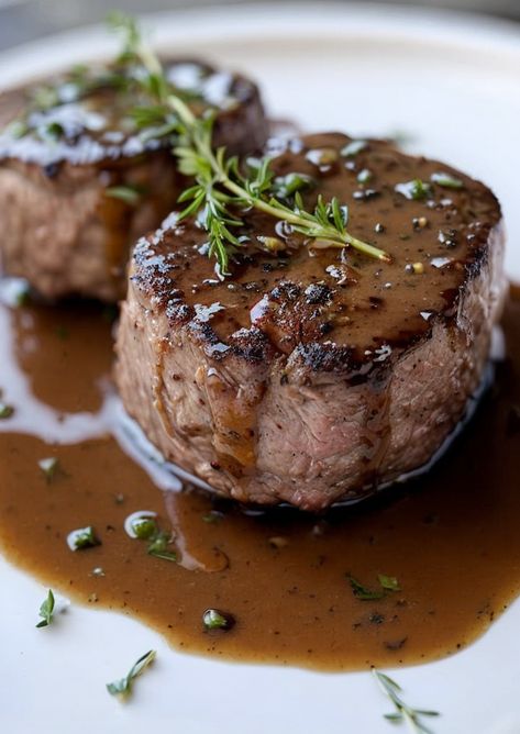 Brandy Sauce For Steak, Sauce For Tenderloin, Curry Scallops Recipe, Filet Mignon Sauce, Peppercorn Steak, Brandy Sauce, Dog Cake Recipes, Mignon Steak, Filet Mignon Recipes