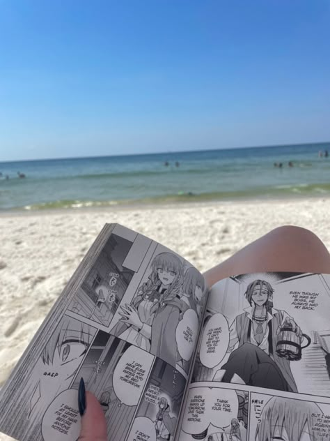 #mangatoread #manga #beach #kawaii #aesthetic #reading #mangaart Shojo Girl Aesthetic, Reading Manga Aesthetic, Shoujo Summer, Shojo Aesthetic, Shoujo Life, Shojo Girl, Shoujo Aesthetic, Beach Episode, Reader Girl