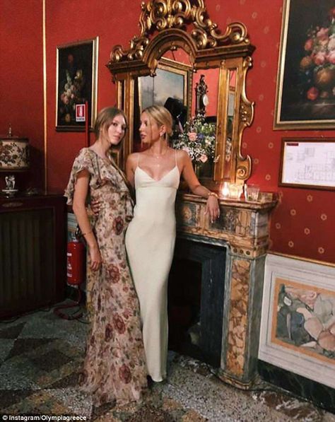 Princess Olympia of Greece, 21, is making the most of her summer break with a trip to Rome... Olympia Greece Princess, Olympia Of Greece Style, Princess Olympia, Princess Olympia Of Greece, Greece Dress, Olympia Greece, Greece Holidays, Olympia Of Greece, Marie Chantal Of Greece