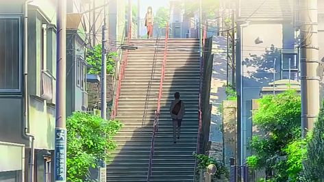 Wait so at the end of Your name they actually meet at the joker stairs! #meme #memes #funny #lol Joker Stairs, Stairs Meme, Manga Cafe, Kimi No Na Wa Wallpaper, Taki Tachibana, Nostalgic Anime, Mitsuha Miyamizu, Kimi No Nawa, Your Name Anime