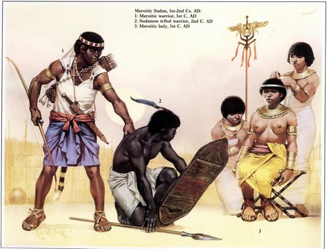 Angus Mcbride, Warriors Illustration, Historical Warriors, Nubian Queen, Egyptian History, Historical Art, African History, African Culture, Historical Events