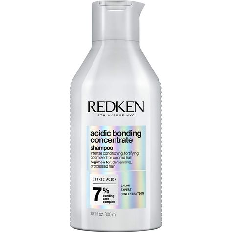 REDKEN Bonding Shampoo for Damaged Hair Repair | Acidic Bonding Concentrate | For All Hair Types Redken Acidic Bonding Concentrate, Redken Acidic Bonding, Acidic Bonding Concentrate, Shampoo For Damaged Hair, Strengthen Hair, Hair Regimen, American Crew, Wild Hair, Sulfate Free Shampoo