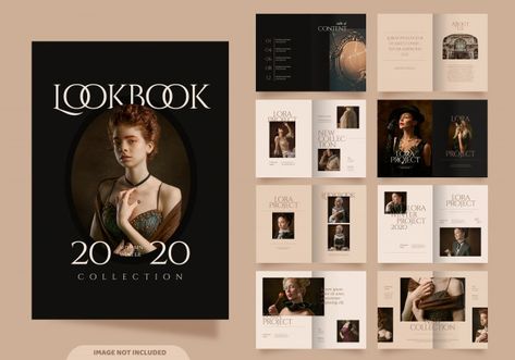 Look Book Fashion Layout, Film Lookbook, Fashion Lookbook Layout, Fashion Lookbook Design, Books Template, Catalog Cover Design, Lookbook Template, Magazine Cover Page, Fashion Trend Book