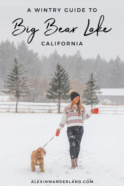 A winter guide to Big Bear Lake, California | skiing big bear lake, big bear lake travel Big Bear Skiing, Big Bear Christmas, Big Bear Lake California Winter, Big Bear California Winter, Big Bear Trip, Big Bear Mountain, Big Bear Lake California, Big Bear California, Cali Trip