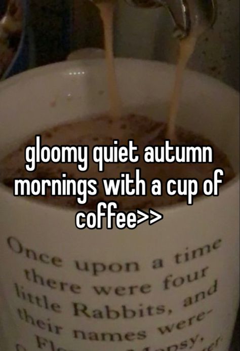 Gloomy Morning, Spooky Movies, Autumn Morning, Gloomy Day, Aesthetic Coffee, Autumn Coffee, A Perfect Day, Cozy Fashion, Cozy Fall