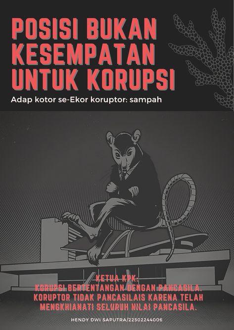 POSTER KORUPSI Anti Korupsi, Poster Edit, Japanese Poster Design, Poster Paint, Japanese Poster, Aesthetic Pastel Wallpaper, Pastel Aesthetic, Satire, Poster Design