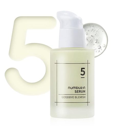 numbuzin No.5 Goodbye Blemish Serum | Vitamin C, Niacinamide, Antioxidant, Brightening Hyperpigmentation, Dark Spots, Acne Scars, Lightweight Gel | Korean Skin Care for Face | HOW TO USE : Apply 3-4 drops to the entire face daily. Add a thick layer to areas with special concerns. Skin Care For Face, Serum For Dark Spots, Serum Vitamin C, Korean Skin Care, Favorite Skincare Products, Korean Skin, Anti Aging Skin Products, No 5, Korean Skincare