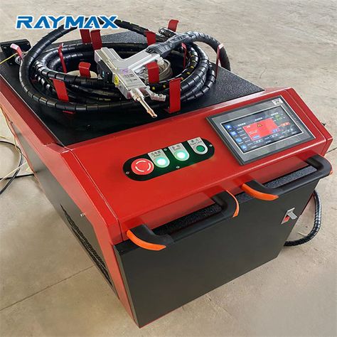 Handheld 1000w handy fiber laser welding machine with auto wire feeder and wobble welding head - RAYMAX Aluminum Welding Rods, Grill Gate, Grill Gate Design, Laser Welding Machine, Pipe Welding, Metal Fabrication Tools, Fabrication Tools, Welding Process, Welding And Fabrication