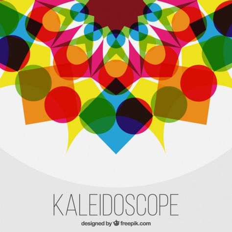 Colorful geometric shapes background with kaleidoscope effect Free Vector Geometric Shapes Background, Trendy Logo Design, Marco Vintage, Shapes Background, Kaleidoscope Images, Crystal Texture, Vector Patterns Design, Geometric Triangle, Plant Design