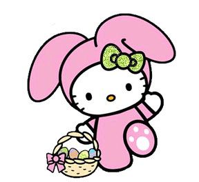 HK easter inspiration Bouquet Toppers, Hello Kitty Bunny, Bouquet Pictures, Hello Kitty Easter, Sanrio Pfp, Kitty Png, Easter Cartoons, Easter Drawings, Hello Kitty Imagenes