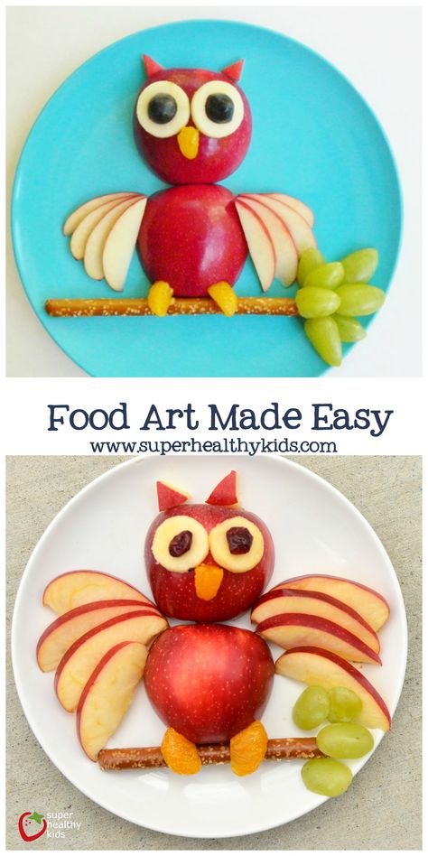 Food Art Made Easy. The easy way to create fun food! Food Art Easy, Healthy Food Art, Dessert Design, Japanese Food Art, Food Art Painting, Decorações Com Comidas, Food Art For Kids, Food Art Photography, Creative Food Art