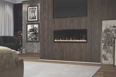 Ignite XL Linear Electric Fireplace, Dimplex Electric Fireplace, Linear Fireplace, Electric Fireplaces, Electric Fireplace Insert, Wall Mount Electric Fireplace, Real Fire, Infrared Heater, Electric Fires