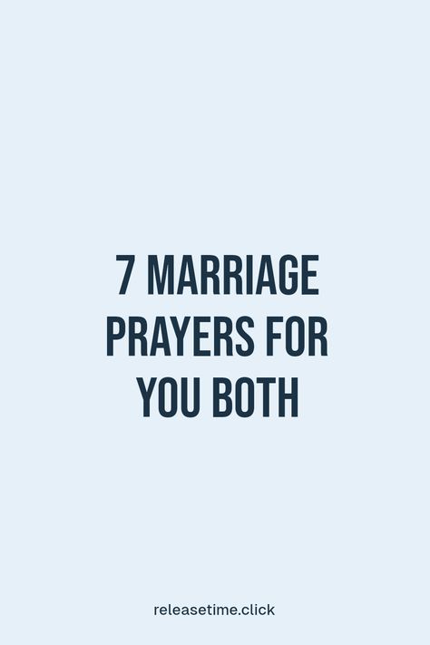 Strengthen your bond with these 7 heartfelt marriage prayers designed for couples looking to deepen their connection. Marriage thrives on love and commitment, and prayer can be an uplifting tool. Explore these guided prayers that can foster calmness, enhance understanding, and rebuild intimacy during tough times. Perfect for those yearning for spiritual growth in their relationship. Together, you can embrace love and care for one another more deeply than ever before. Prayer For Marriage, Couples Prayer, Sweet Love Notes, Stronger Relationship, Marriage Prayers, Sacred Union, Miss You Message, Loveless Marriage, Deep Questions To Ask