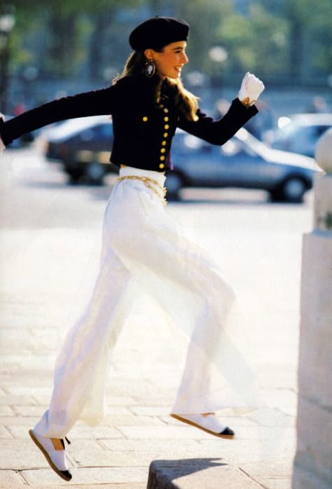 Casual 70s Outfits, American Vogue, Vogue Editorial, 80’s Fashion, 90s Runway Fashion, Patrick Demarchelier, 1980s Fashion, Old Money Style, Money Aesthetic