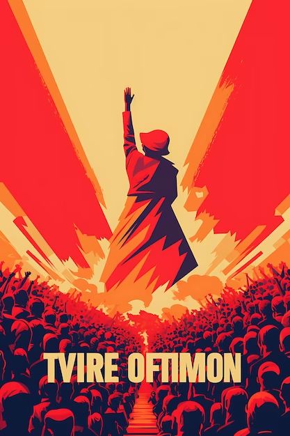 Gimi Totori | Freepik Revolution Poster, Rising Strong, Project Red, Recruitment Poster, Propaganda Poster, Social Post, Poster Designs, Propaganda Posters, Color Vector