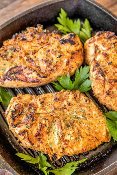 Grilled Orange Chicken - Plain Chicken Coca Cola Chicken, Grilled Chicken Recipes Easy, Easy Chicken Marinade, Cola Chicken, Chipotle Ranch, Easy Grilled Chicken, Greek Seasoning, Plain Chicken, Chicken Marinade