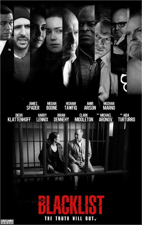 The Blacklist _ season 6 poster The Blacklist Poster, Blacklist Tv Show, James Spader Blacklist, The Art Of Negotiation, Raymond Reddington, Jennifer Ehle, Megan Boone, Boston Legal, Movies To Watch Teenagers