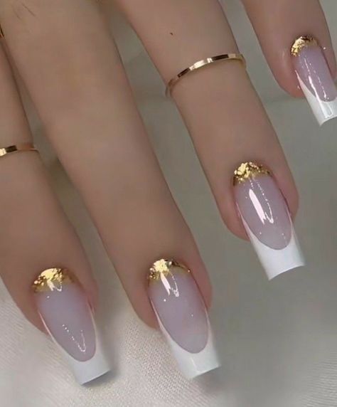 Coffin French, Fancy Nails Designs, Nails Design With Rhinestones, Pretty Nail Art Designs, Makijaż Smokey Eye, Fake Nail, Pretty Nail Art, Fancy Nails, Chic Nails