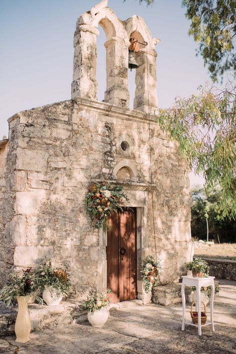 Stone Chapel Wedding, Cyprus Elopement, Crete Wedding Invitations, Mallorca Photoshoot, Crete Wedding Venues, Greek Elopement, Wedding Venue Cyprus, Agreco Farm Crete Wedding, Greece Elopement Packages