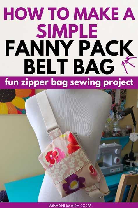 Sewing Times Bag, Belt Bag Pattern Free, Hip Bag Pattern Free, Diy Belt Bag, Fanny Pack Sewing Pattern, Easy Kids Sewing Projects, Diy Bag Sewing, Diy Fanny Pack, Quilted Tote Bags Patterns