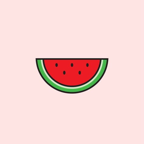 Watermelon Icon, Icon Mask, Fruit Summer, Mask Cute, Watermelon Sugar, Pink Background, Pink Red, Watermelon, Mask