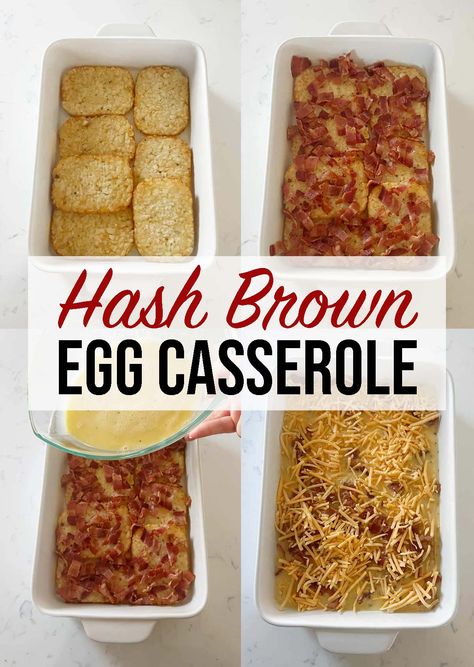 Hash Brown Egg Casserole, Hash Brown Patties, Breakfast Casserole With Biscuits, Eggs And Cheese, Breakfast Casserole Bacon, Brown Egg, Best Breakfast Casserole, Breakfast Hashbrowns, Hashbrown Breakfast Casserole