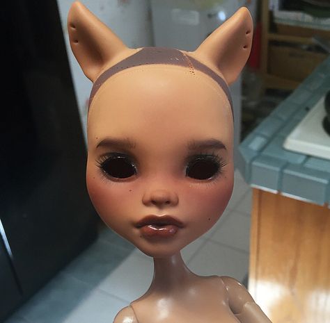 My OOAK 17 inch Monster High Clawdeen Wolf Clawdeen Wolf Repaint, Monster High Clawdeen Wolf, Monster High Clawdeen, Howleen Wolf, Monster H, Clawdeen Wolf, Drawing Inspo, Custom Dolls, Art Toy