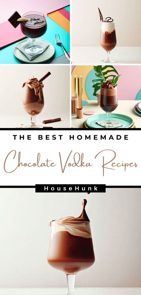 Embrace the blissful marriage of chocolate and vodka with our curated collection of 17 tantalizing recipes. From classic martinis to dessert delights, these concoctions are a treat for your taste buds. Cheers to chocolatey indulgence! Chocolate Vodka Recipes, Chocolate Cake Shot, Mocktails Recipes, Marshmallow Vodka, Chocolate Vodka, Cake Shots, Alcohol Beverages, Chocolate Cocktails, Chocolate Fan