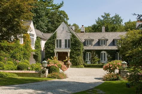 644-646 Harris Road , Bedford Hills, NY 10507 | Brownstoner Ireland Houses, New York House, Exterior Inspiration, House Floor Design, French Style Furniture, Hill Interiors, House Goals, Pretty House, Maine House