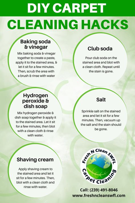 Carpet Cleaning Baking Soda And Vinegar, Baking Soda Vinegar, Diy Carpet Cleaner, Sprinkle Salt, Cleaning Methods, Carpet Cleaning Hacks, Carpet Cleaning Service, Club Soda, Carpet Cleaners