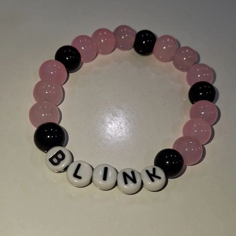 Show your love towards your favorite groups and idols with classy and cute bracelets!! #kpop #blackpink #cute #aesthetic #blink #Black #pink #bracelets #dmfororders📥 #handmade #small buissness #silenophile_05 #affordable #love . . . Love you all Thank you!! Black Pink Bracelet, Blackpink Bracelet, Kpop Bracelet, Pulseras Aesthetic, Blackpink Cute, Pink Bracelets, Trending Bracelets, Beads Bracelet Design, Bracelet Design