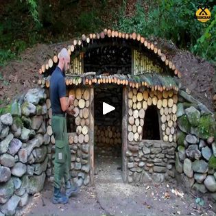 Magic dugout in the forest with your own hands. Start to finish | Magic dugout in the forest with your own hands. Start to finish #forest #dugout #build #survival #bushcraft #offgrid #camping | By Patricia Trujillo | Facebook Survival Bushcraft, Bushcraft Shelter, U Tube, Off The Grid, In The Forest, Bushcraft, The Forest, How To Build, The Mountain