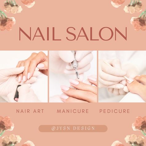 Spa Promo, Nails Pedicure, Art Deco Nails, Nail Salon Design, Nail Art Salon, Ads Design, Nail Services, Beauty Clinic, Nail Art Designs Videos