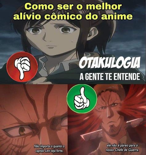 #Shingeki no Kyojin #Atack on Titan #Titã de Ataque Atack Ao Titan, Otaku Meme, Anime City, Memes Animes, Marvel Jokes, Eren Jaeger, Memes Anime, Anime Meme, Best Memes