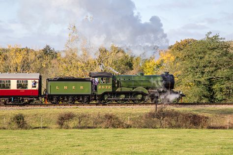 LNER B12 8572 - Bluebell Railway | Approaching Horsted Keynes, Bluebell Railway 'Giants of Steam' Gala, 28th October, 2016 Bluebell Railway, 28th October, Steam Locomotive, A Train, Reign, No More, Passenger, Steam, My Heart