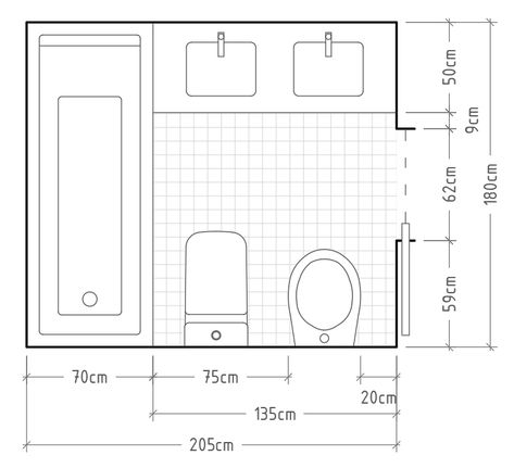 Bathroom Layout Plans, Small Bathroom Layout, Bathroom Dimensions, Walk In Shower Designs, Bathroom Plans, Bathroom Floor Plans, Tiny Bathrooms, Small Bathroom Storage, Bathroom Layout