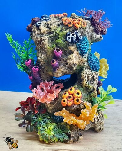 Coral Stone Plants Aquarium Ornament Rock Fish Tank Decoration New | eBay Rock Fish, Underwater Landscape, Plants Aquarium, Planet Coaster, Stone Plant, Tank Decoration, Coral Decor, Aquarium Ornaments, Aquarium Accessories