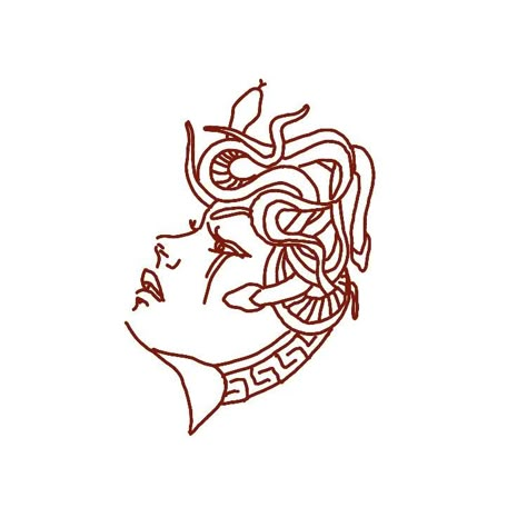 Subtle Medusa Tattoo Design, Tiny Medusa Tattoo Minimalist, Small Minimalist Medusa Tattoo, Medusa Flash Tattoo, Medusa Simple Tattoo, Medusa Tattoo Aesthetic, Simple Madussa Tattoo, Medusa Minimalist Tattoo, Greek Fine Line Tattoo