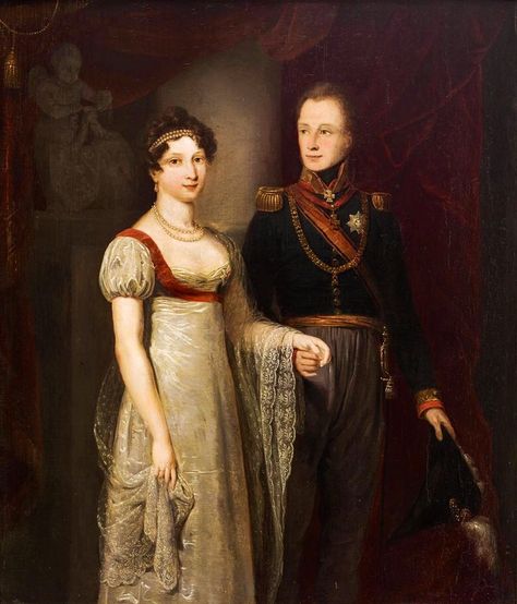 Regency Portraits, 1820s Fashion, Napoleon Josephine, Empire Fashion, Romanov Dynasty, Dutch Royalty, Regency Fashion, Dutch Royal Family, Regency Period