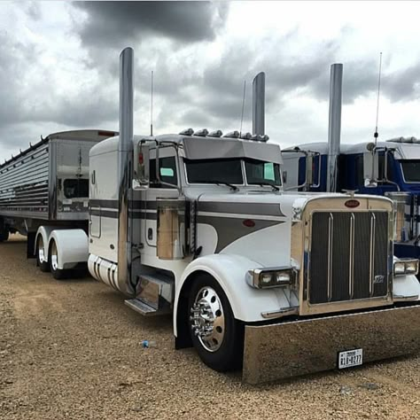 Peterbilt custom 379 379 Peterbilt, Custom Peterbilt, Truck Quotes, Peterbilt 359, American Trucks, Freightliner Trucks, Custom Big Rigs, Peterbilt 379, Covered Wagon