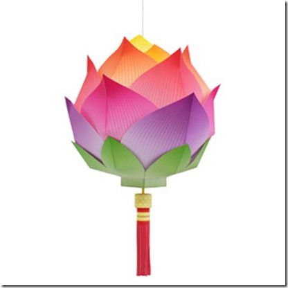 Get prepped for Chinese New Year with this darling lotus flower paper lantern. Free printable. Beautiful, heh?! I love the rainbow colors on them. This yea Lotus Lantern, Paper Lanterns Diy, Chinese New Year Crafts, Folding Origami, New Year's Crafts, Kirigami, Paper Lanterns, Origami Paper, Paper Projects